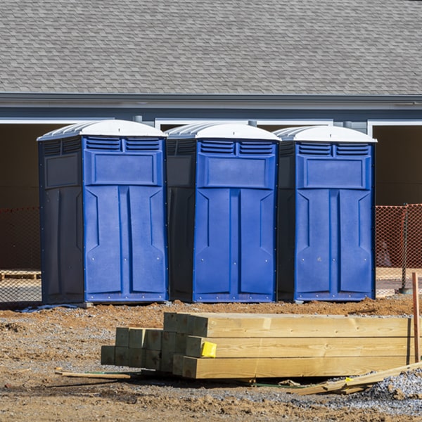 is there a specific order in which to place multiple portable restrooms in Brook